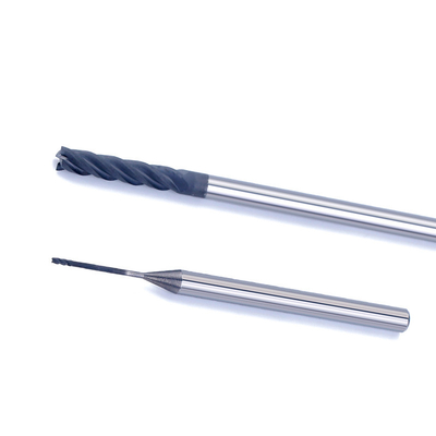 High Precision Diamond Coating Solid Carbide End Mill Cutter For Graphite Processing