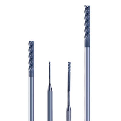High Precision Diamond Coating Solid Carbide End Mill Cutter For Graphite Processing