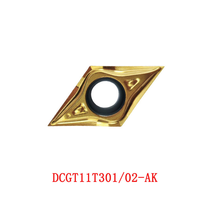 Εισαγωγές τόρνευσης καρβιδίου High Precision DCGT11T302-CL για μηχανική κατεργασία CNC και φινίρισμα μεταλλικών εξαρτημάτων