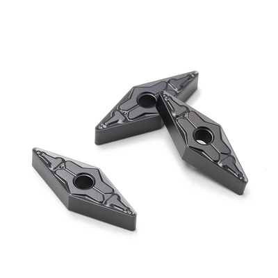 Ενθέματα τόρνευσης CNC από καρβίδιο VNMG160404-TM Ένθετα με δυνατότητα ευρετηρίασης από καρβίδιο υψηλής ακρίβειας για μεταλλοτεχνία