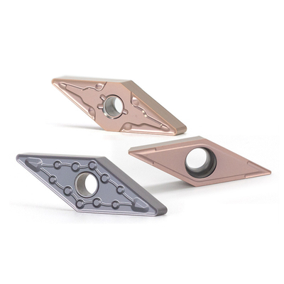 Ενθέματα τόρνευσης CNC από καρβίδιο VNMG160404-TM Ένθετα με δυνατότητα ευρετηρίασης από καρβίδιο υψηλής ακρίβειας για μεταλλοτεχνία