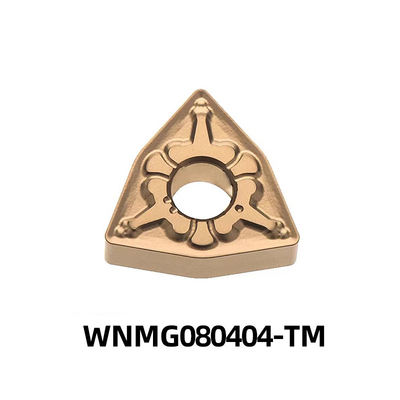 WNMG080404-TM Αντικατάστατα αναπροσαρμόσιμα CNC καρβίδιο στροφή εισάγει για υψηλής θερμοκρασίας κράματα μη σιδηρουργικών υλικών