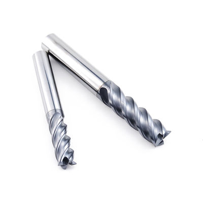 8mm Καρβιδικό Επίπεδο Φρέζα 4 Αυλακώσεων για Κράμα Ανοξείδωτου Χάλυβα