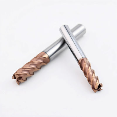 Καρβιδικό φρέζα 4 αυλακώσεων για χάλυβα καλουπιών έως 60HRC